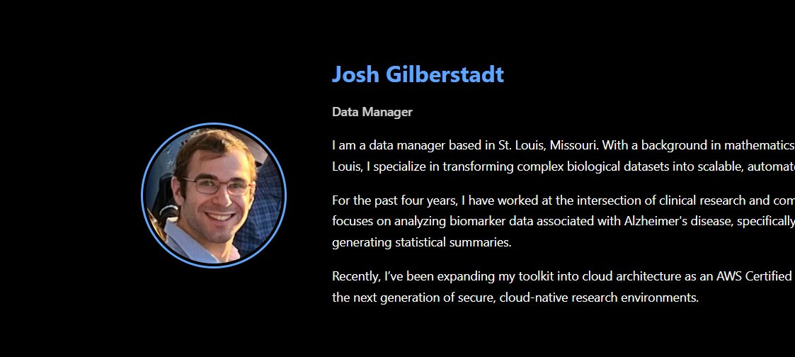 Personal website template